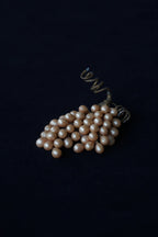 1950's Grape Pearl Dress Pin