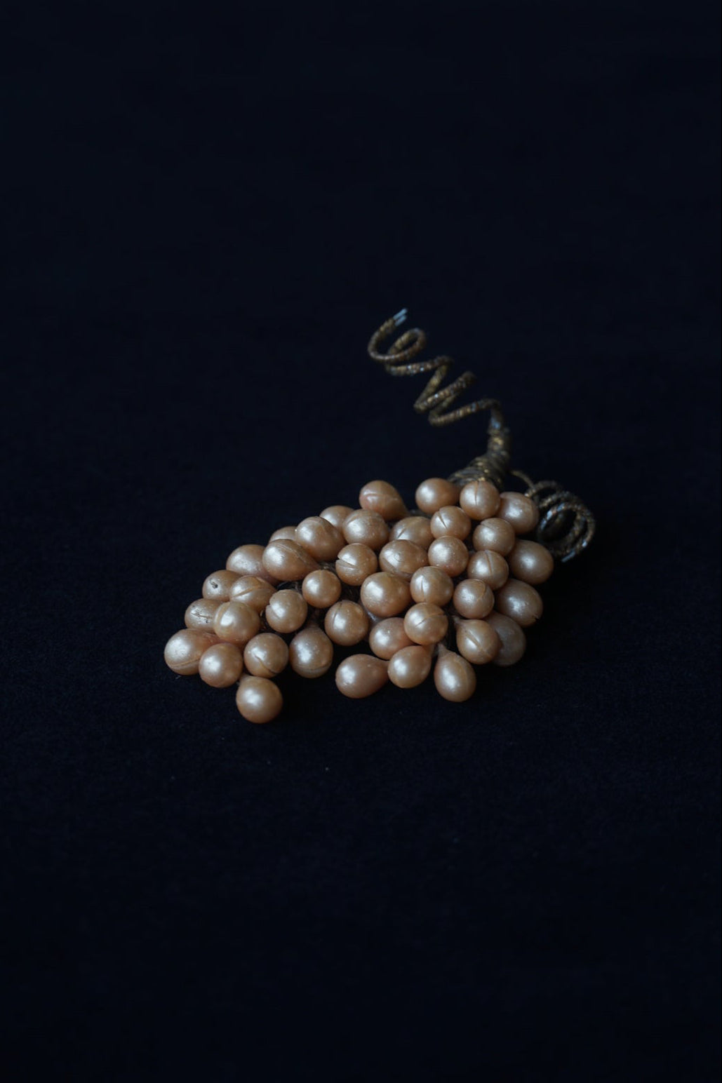 1950's Grape Pearl Dress Pin