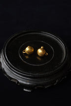 Vintage Gold Ball Earrings