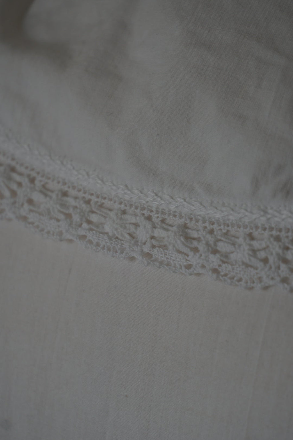 Antique French White Cotton Blouse