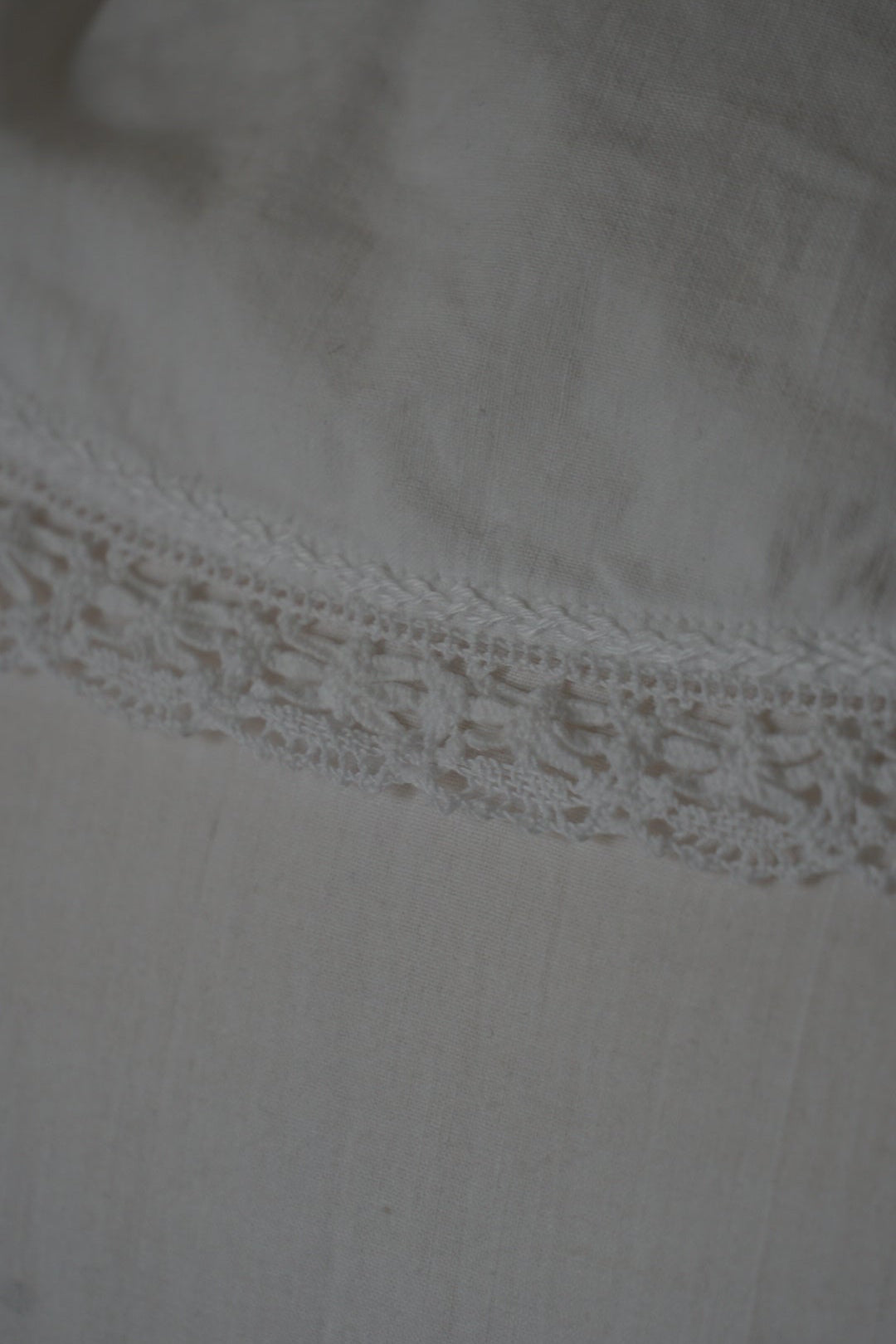 Antique French White Cotton Blouse