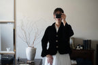 Vintage Black Silk Velvet Jacket
