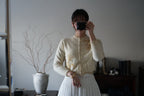 1950's Ivory Beaded Cardigan