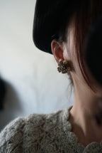 1950’s Original by Robert Rhinestone × Pearl Earrings