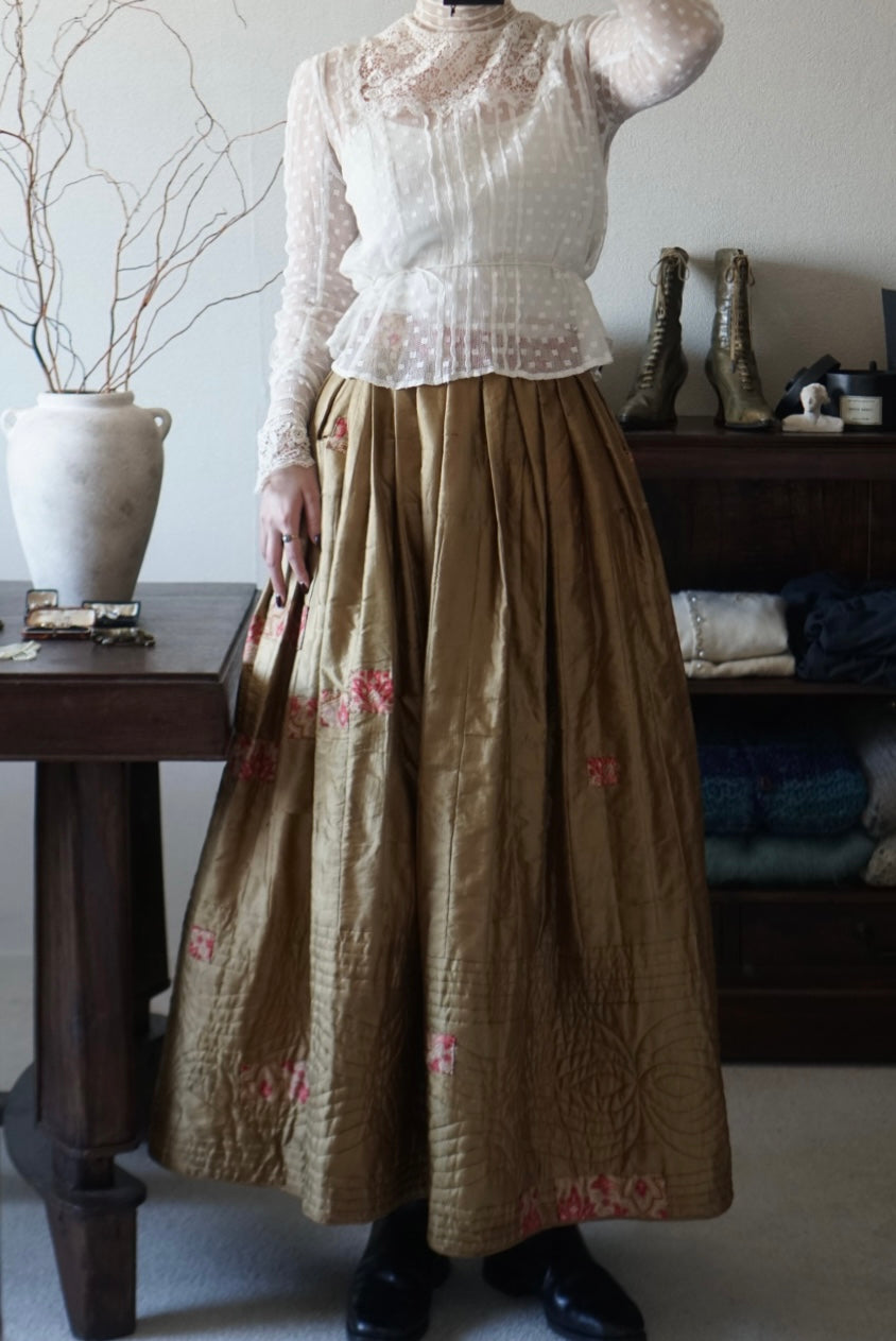 1860’s Silk Quilted Skirt