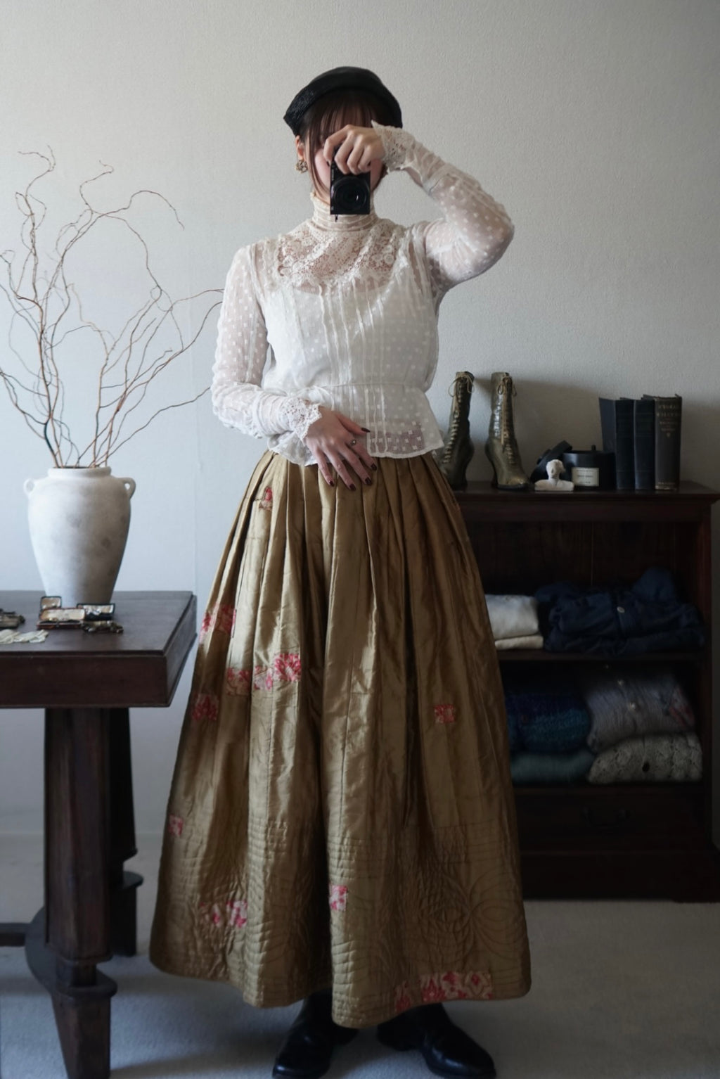 1860’s Silk Quilted Skirt