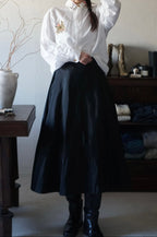 1940's Black A-line Skirt