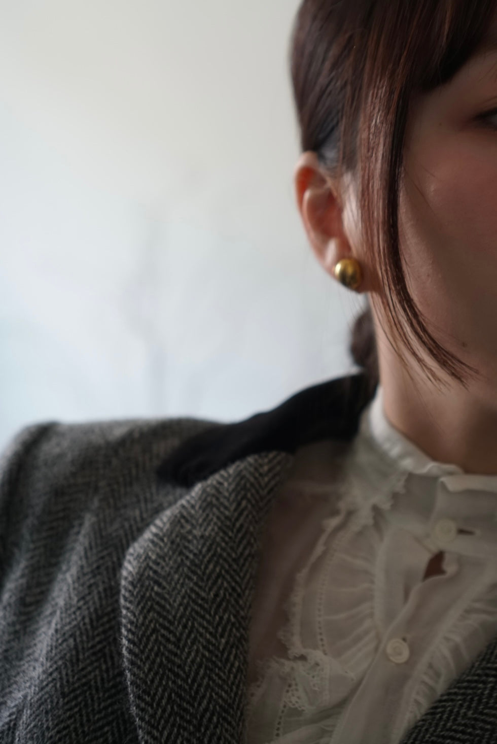 Vintage Gold Ball Earrings