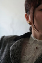 Vintage Gold Ball Earrings