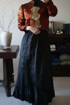 Victorian Mourning Black Skirt