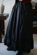 Victorian Mourning Black Skirt
