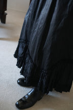 Victorian Mourning Black Skirt