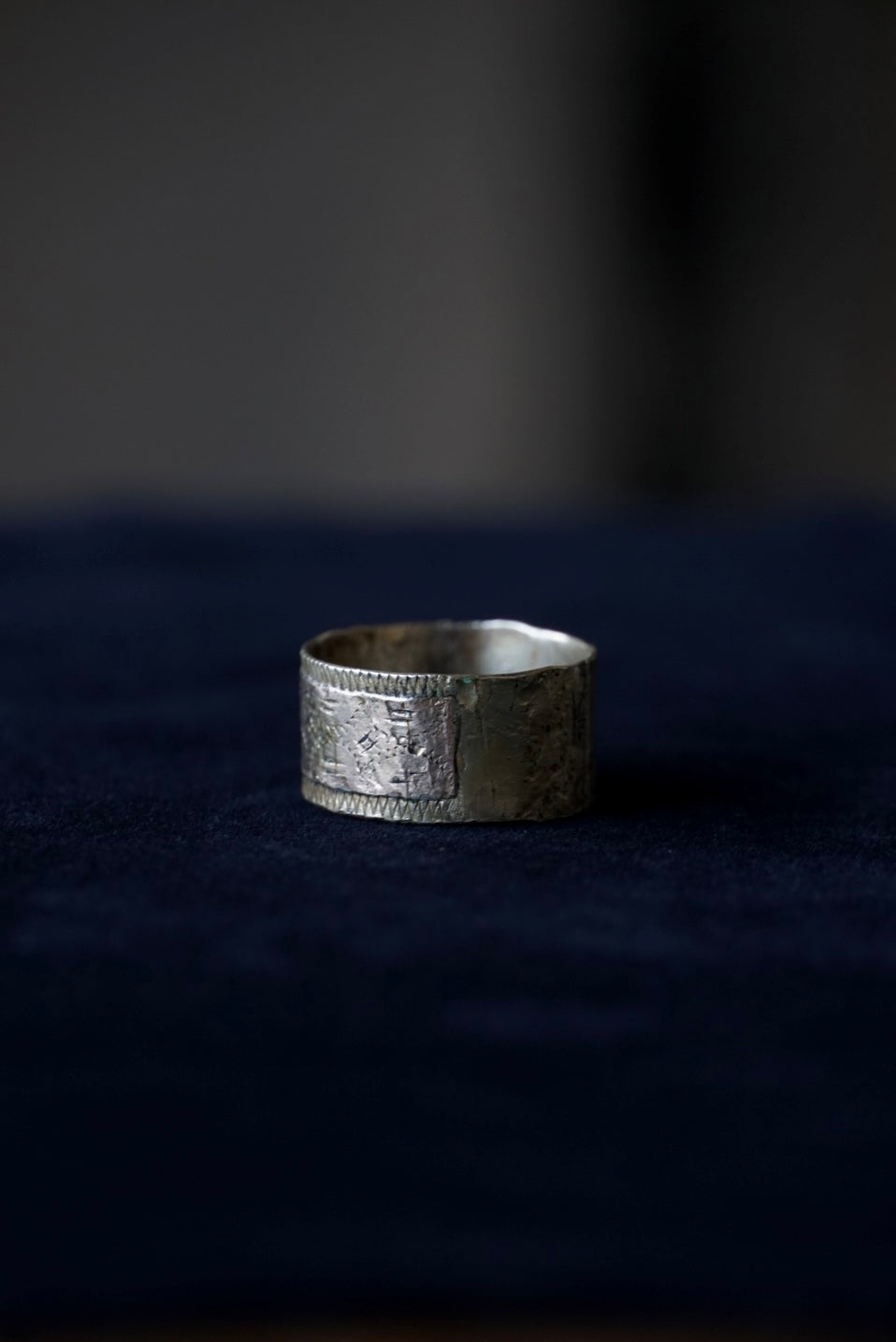 Vintage Copper Collar Thumb Ring