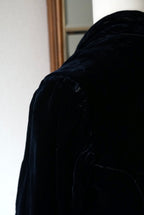 1930's Blue Silk Velvet Jacket