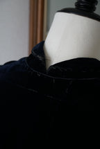 1930's Blue Silk Velvet Jacket
