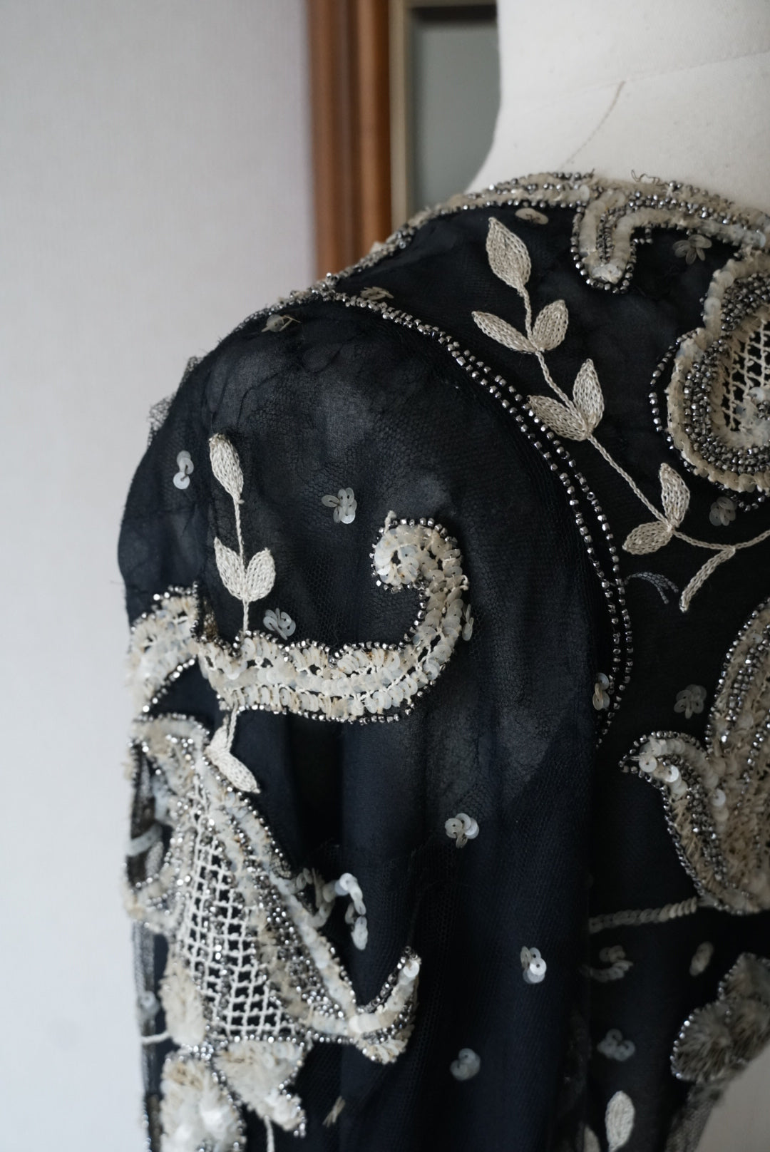 Edwardian Sequins×Beads Bolero