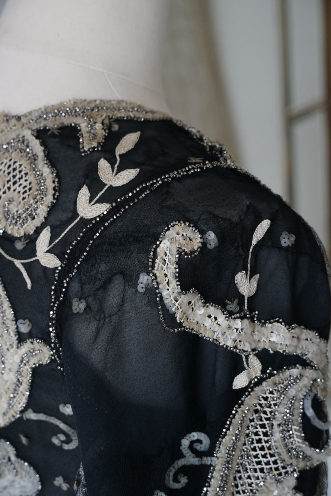 Edwardian Sequins×Beads Bolero