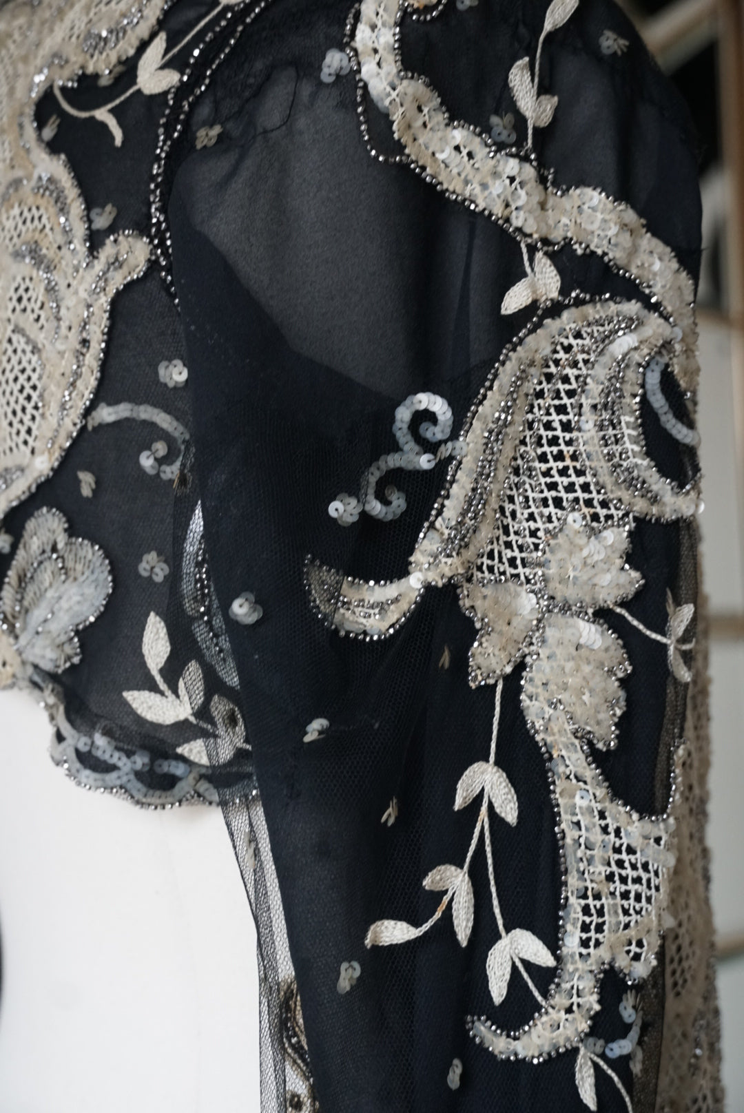 Edwardian Sequins×Beads Bolero