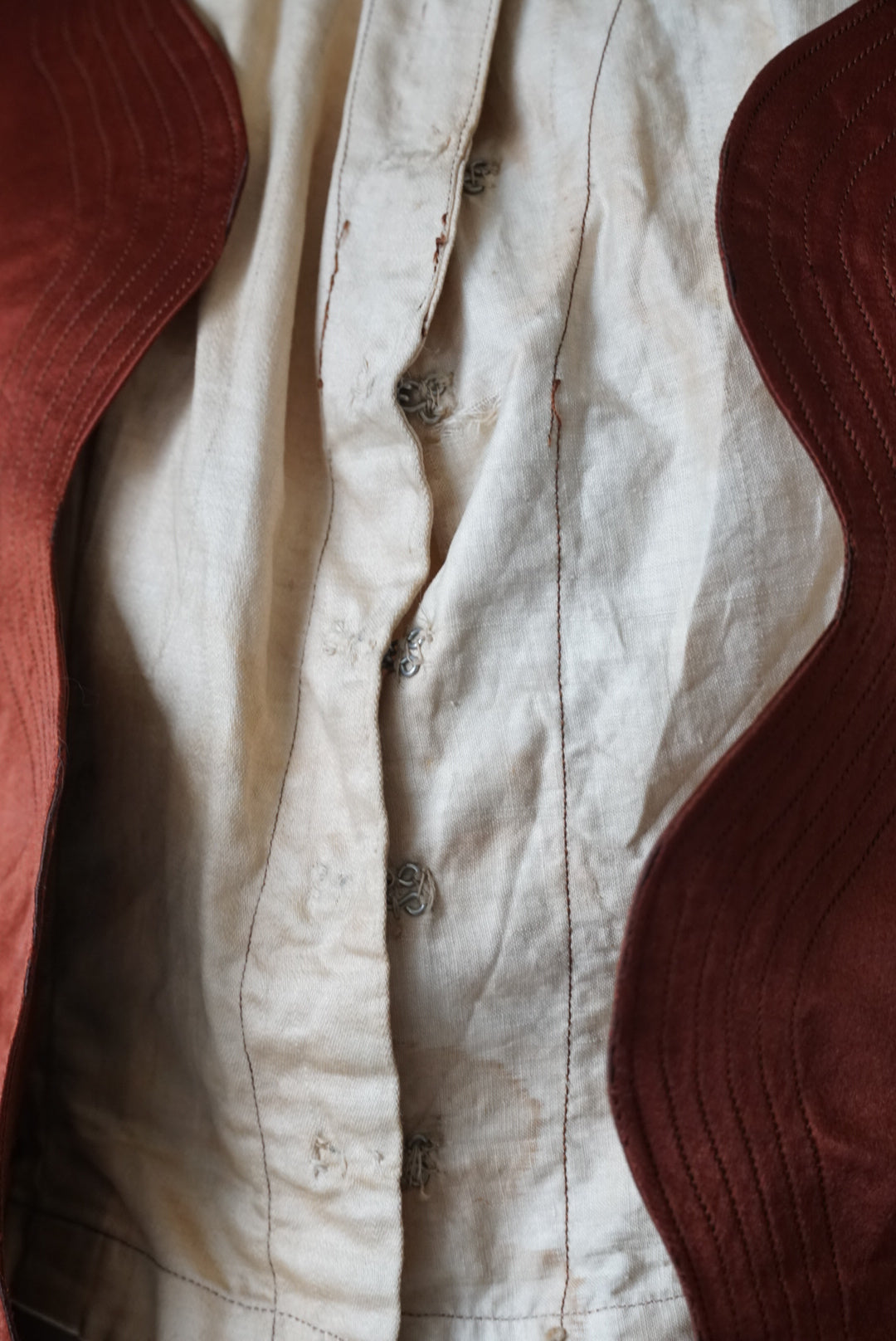 Victorian Orange Silk Jacket