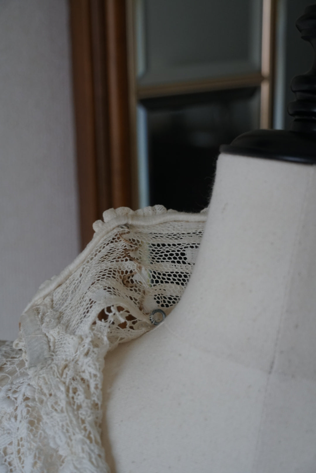 Edwardian High Neck Lace Blouse