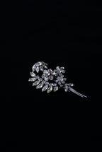 Vintage Glass Bouquet Brooch