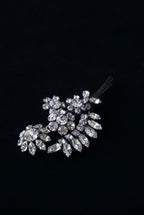 Vintage Glass Bouquet Brooch