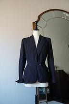 1940's Classic Black Tailored Jacket