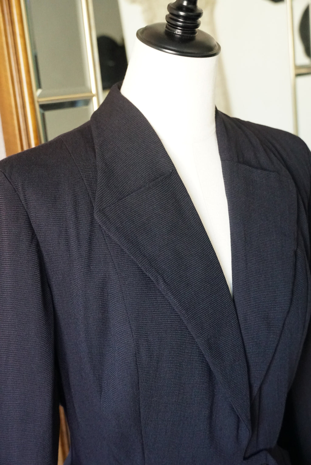 1940's Classic Black Tailored Jacket
