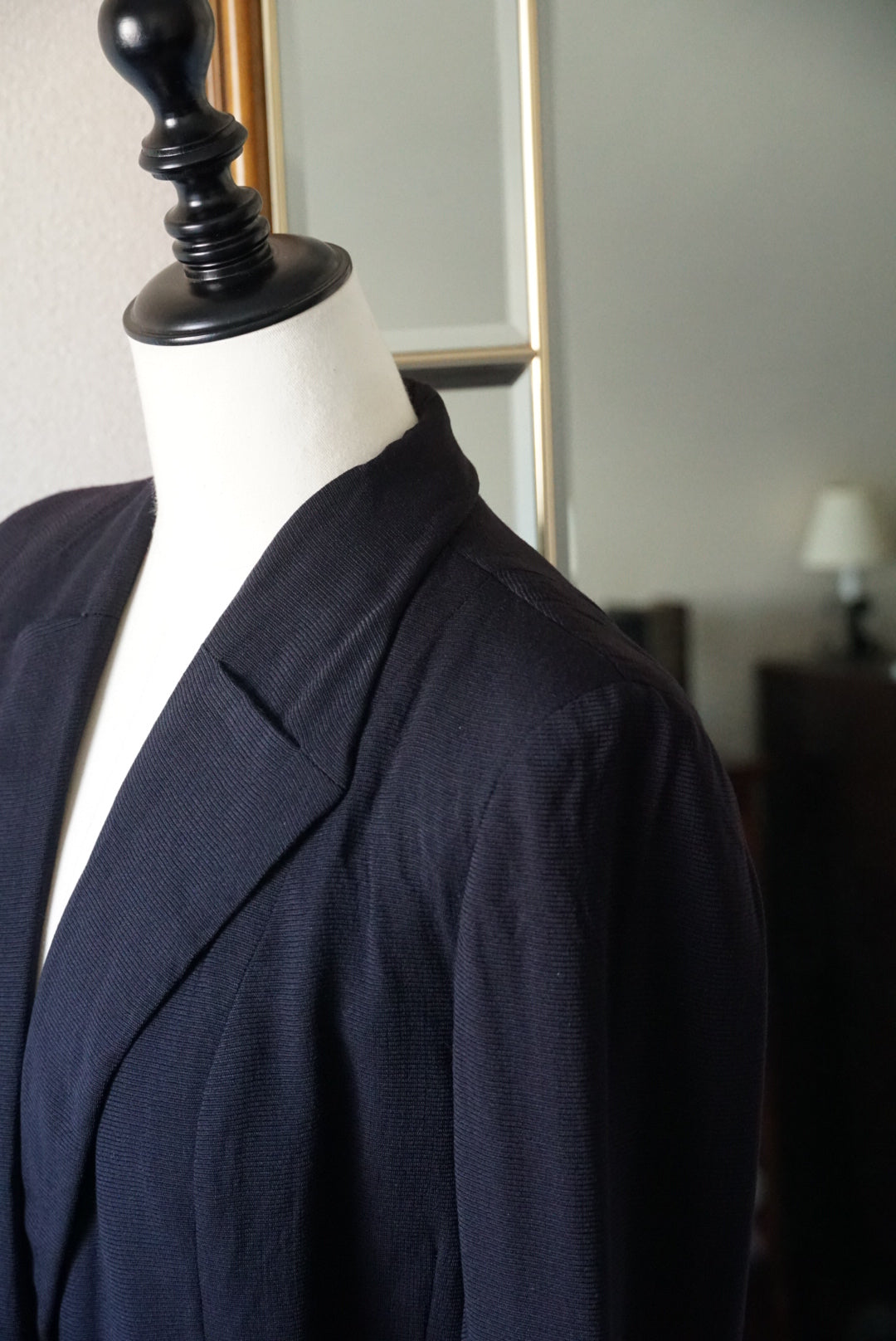 1940's Classic Black Tailored Jacket