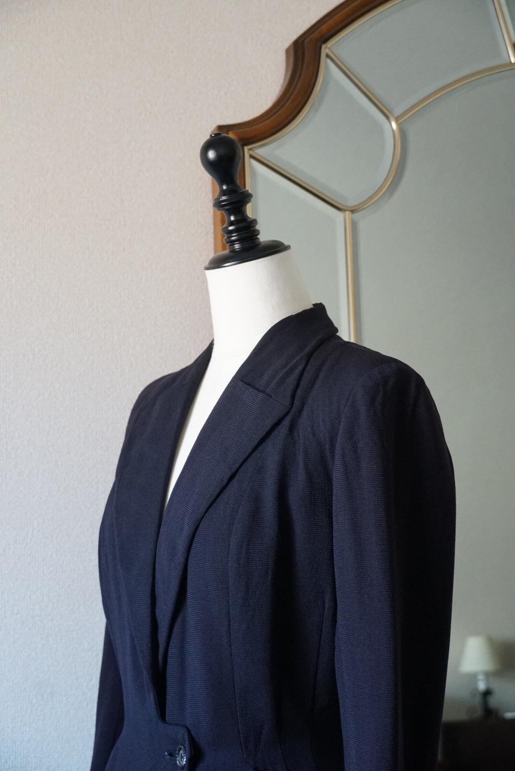 1940's Classic Black Tailored Jacket