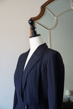 1940's Classic Black Tailored Jacket