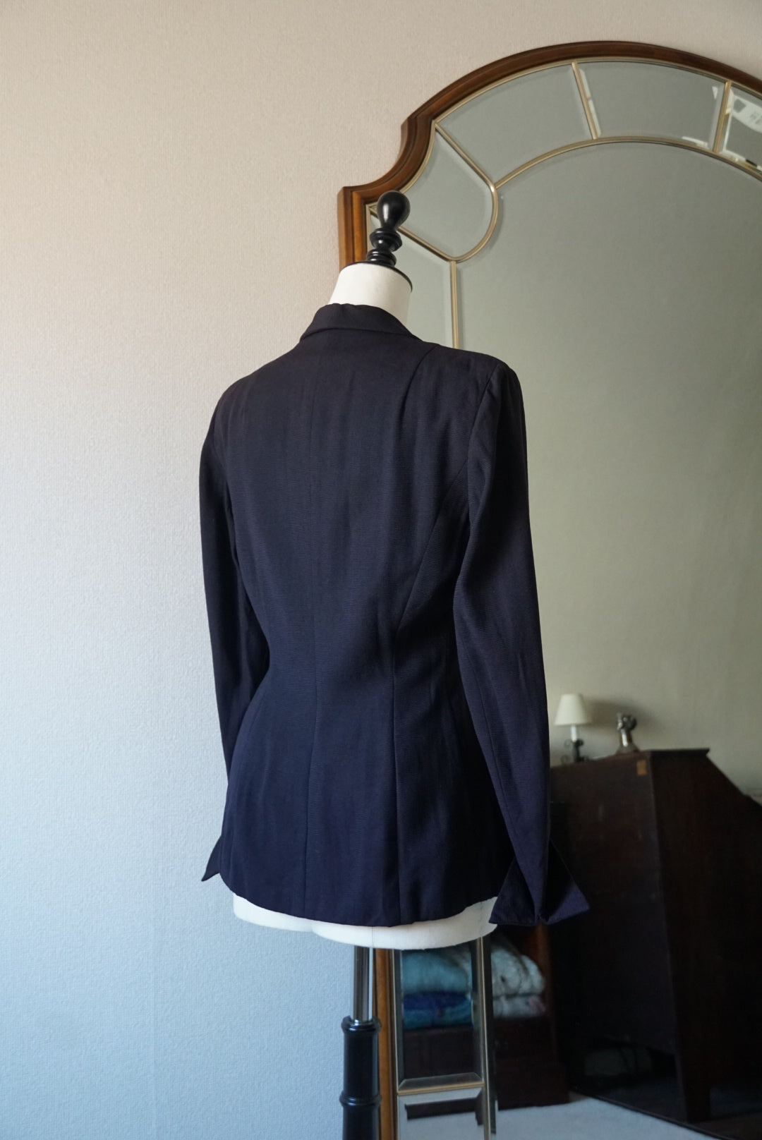 1940's Classic Black Tailored Jacket
