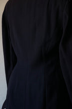 1940's Classic Black Tailored Jacket