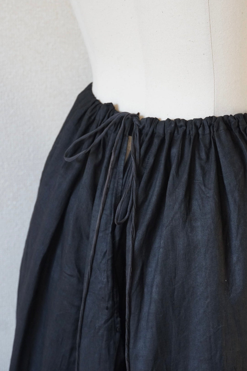 Victorian Mourning Black Skirt