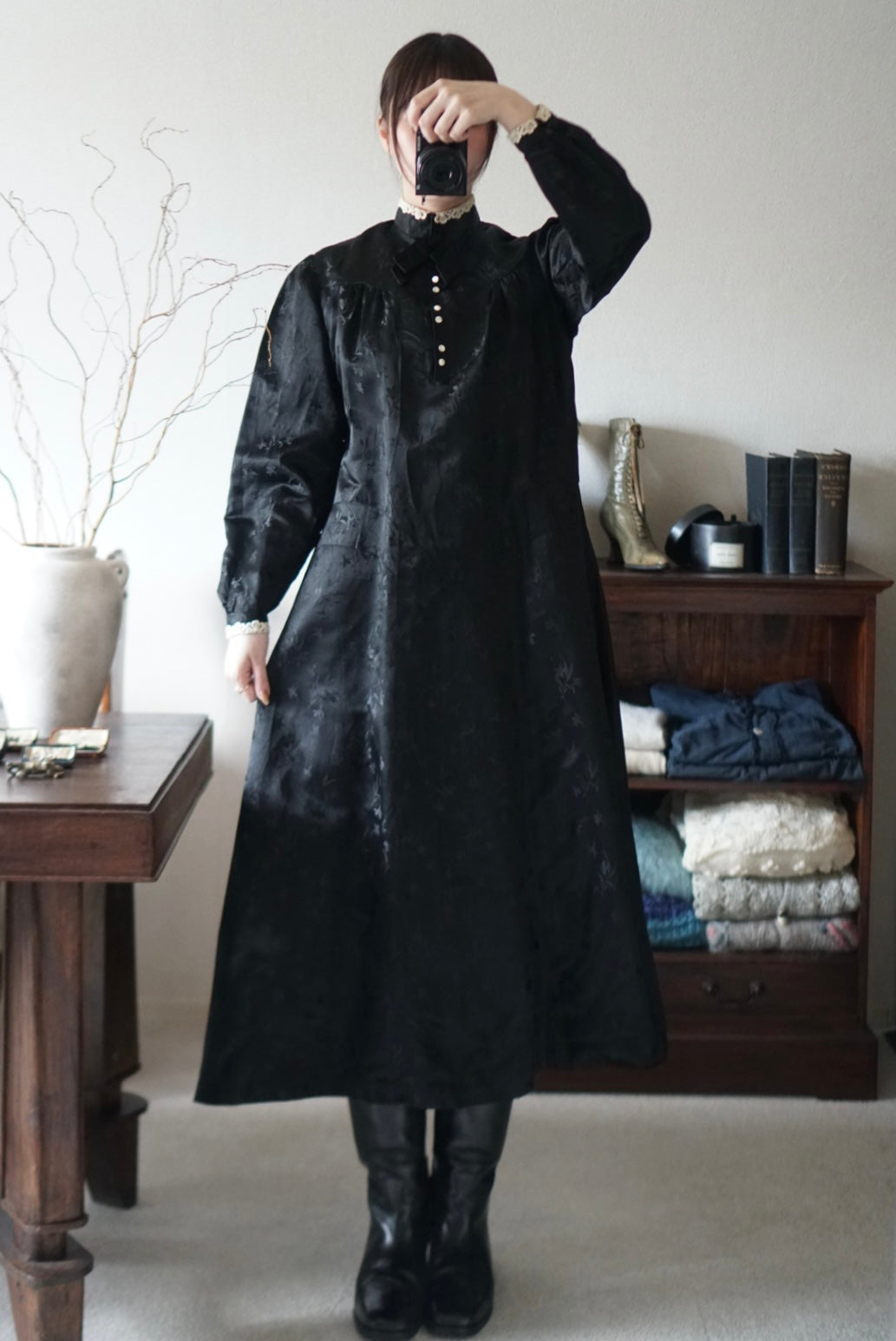 Vintage Black church Dress
