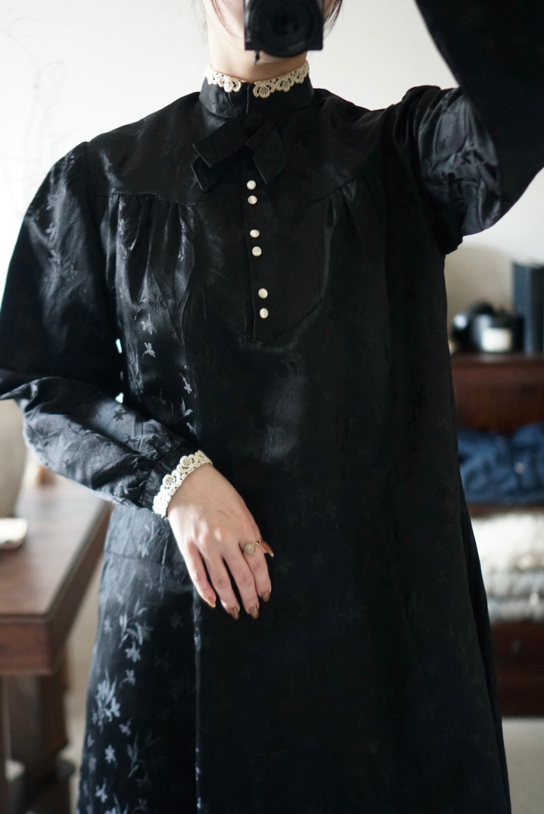 Vintage Black church Dress