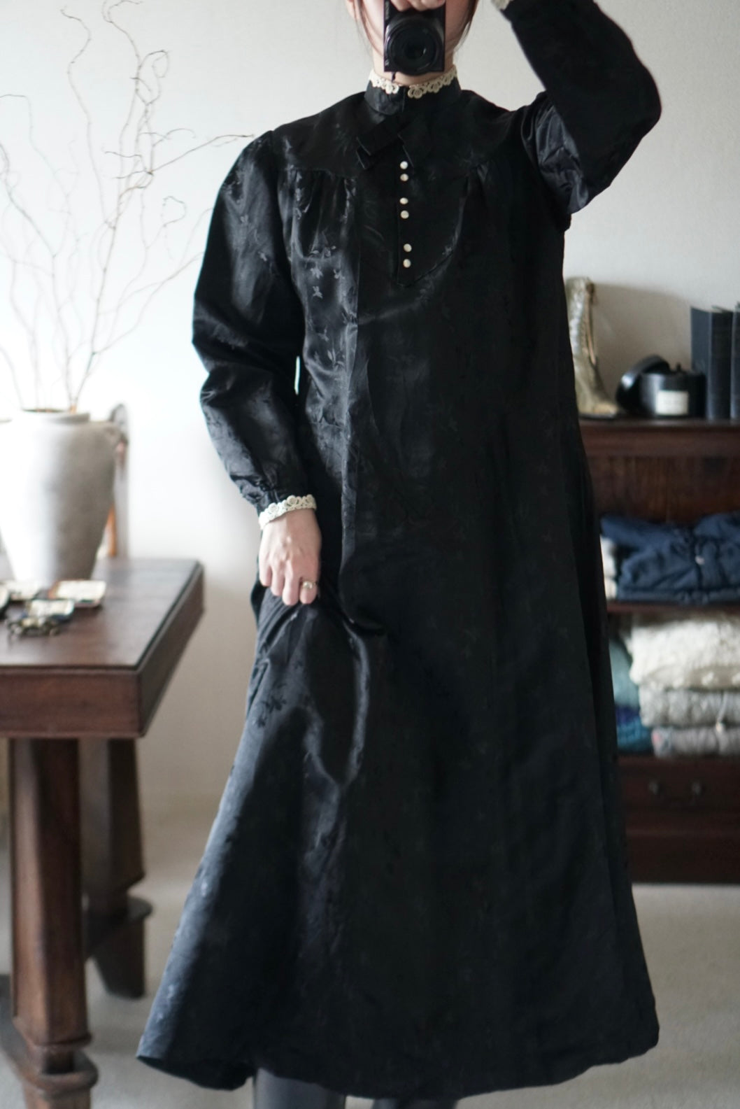 Vintage Black church Dress