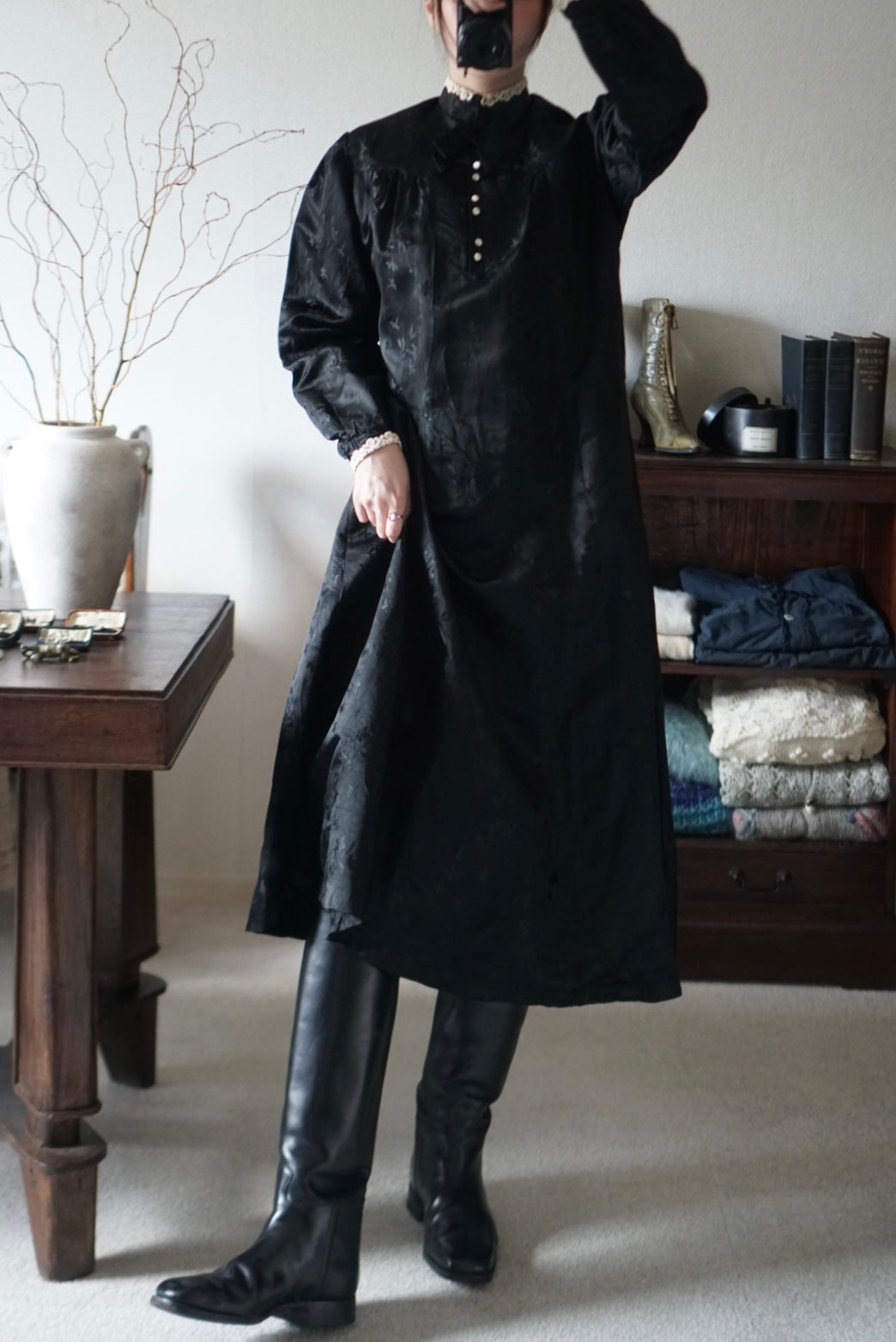 Vintage Black church Dress