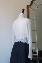 Edwardian Ruffle Front Blouse