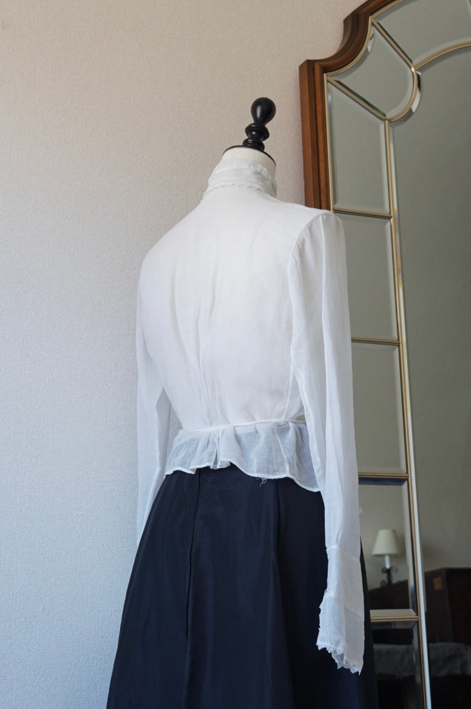 Edwardian Ruffle Front Blouse