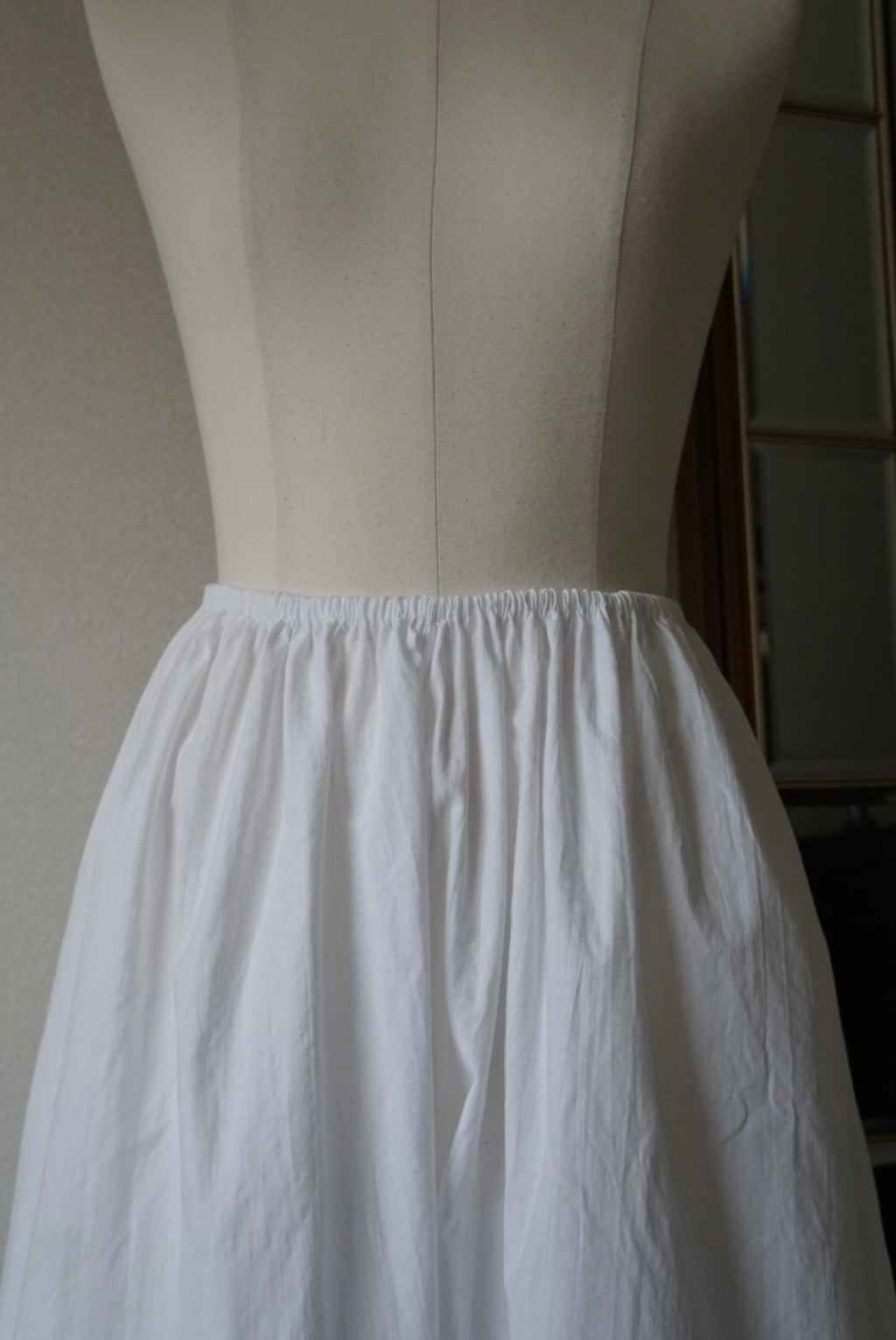 Antique French "geometric patterns" Lace Petticoat
