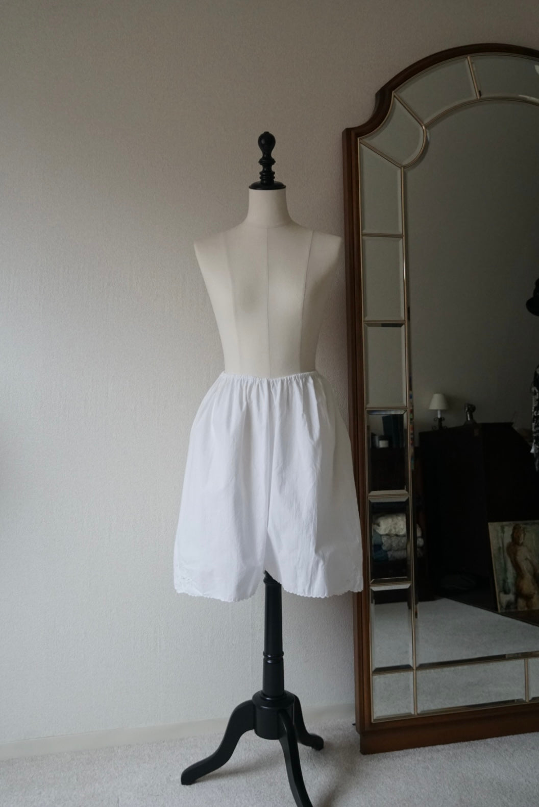 Antique French "lily of the valley" Lace Petticoat