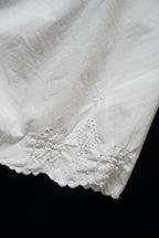 Antique French "geometric patterns" Lace Petticoat