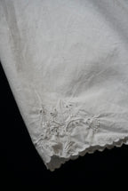 Antique French "lily of the valley" Lace Petticoat