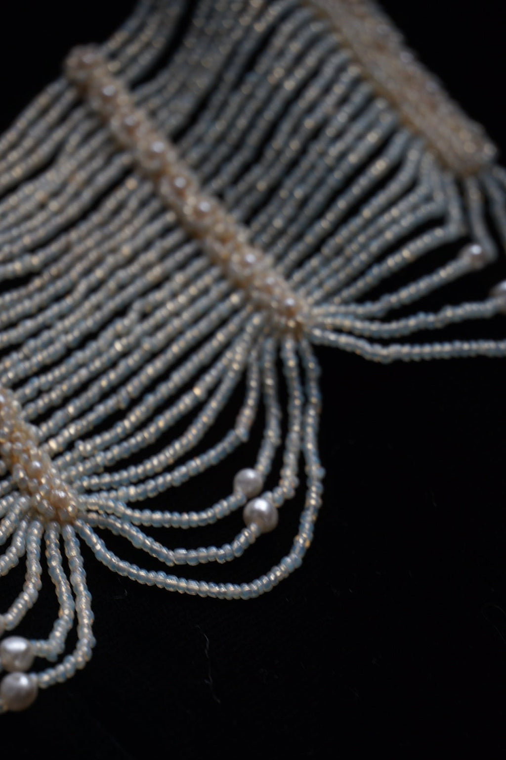 Victorian Glass Pearl Special Collar
