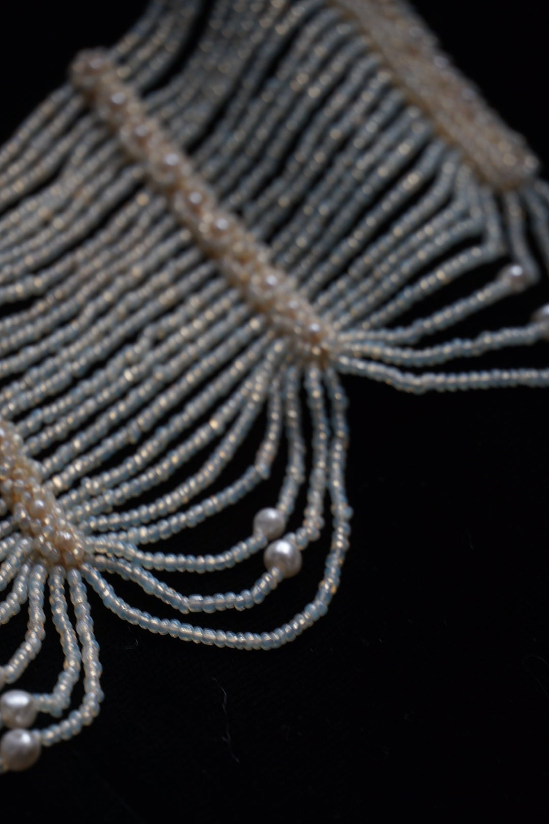 Victorian Glass Pearl Special Collar