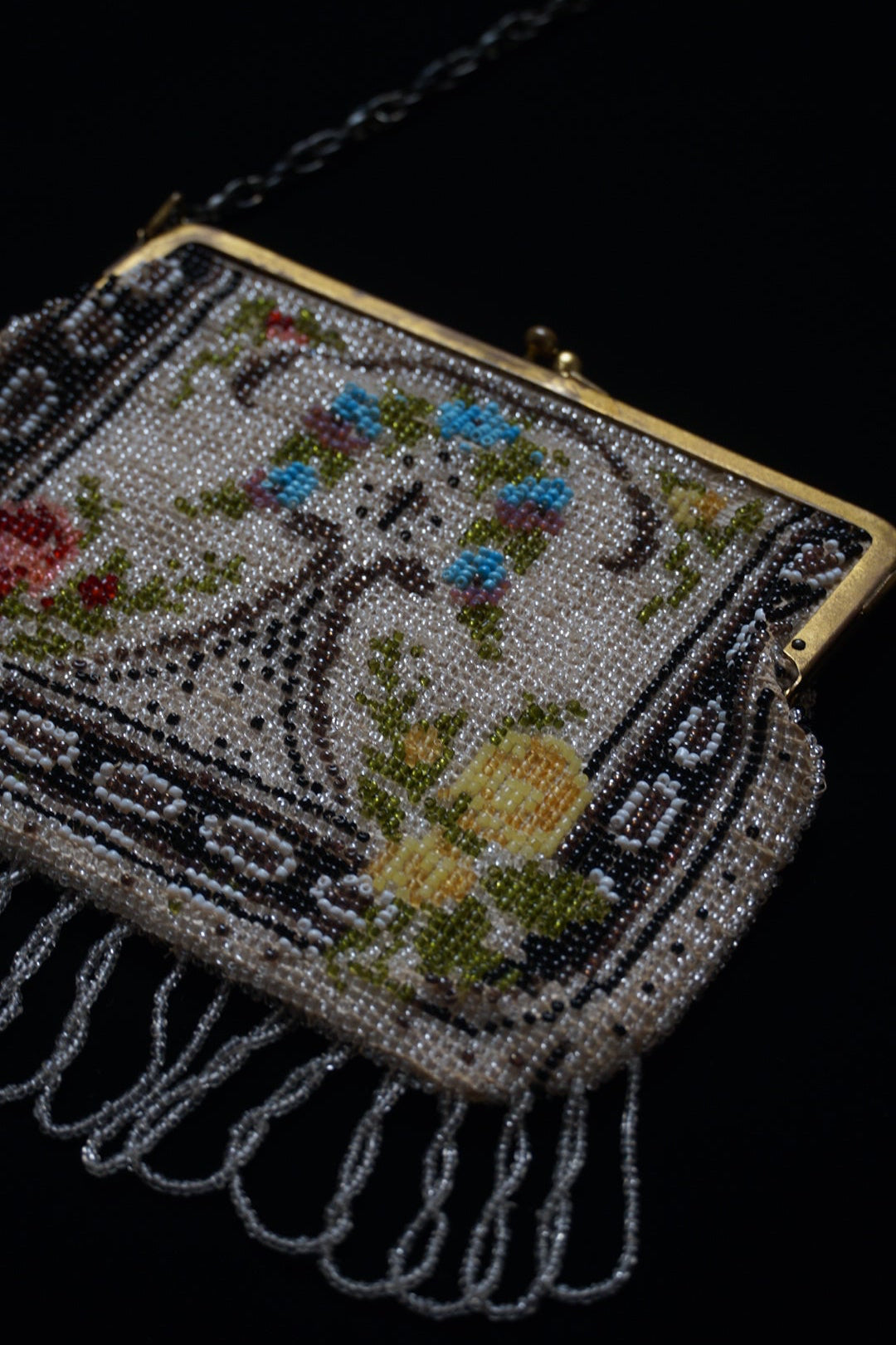 Victorian Garden Beads Bag
