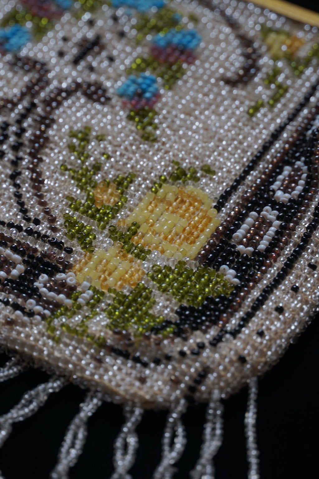 Victorian Garden Beads Bag