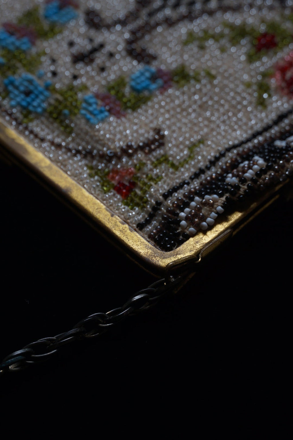 Victorian Garden Beads Bag