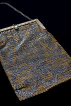 Antique French Micro Beads Bag